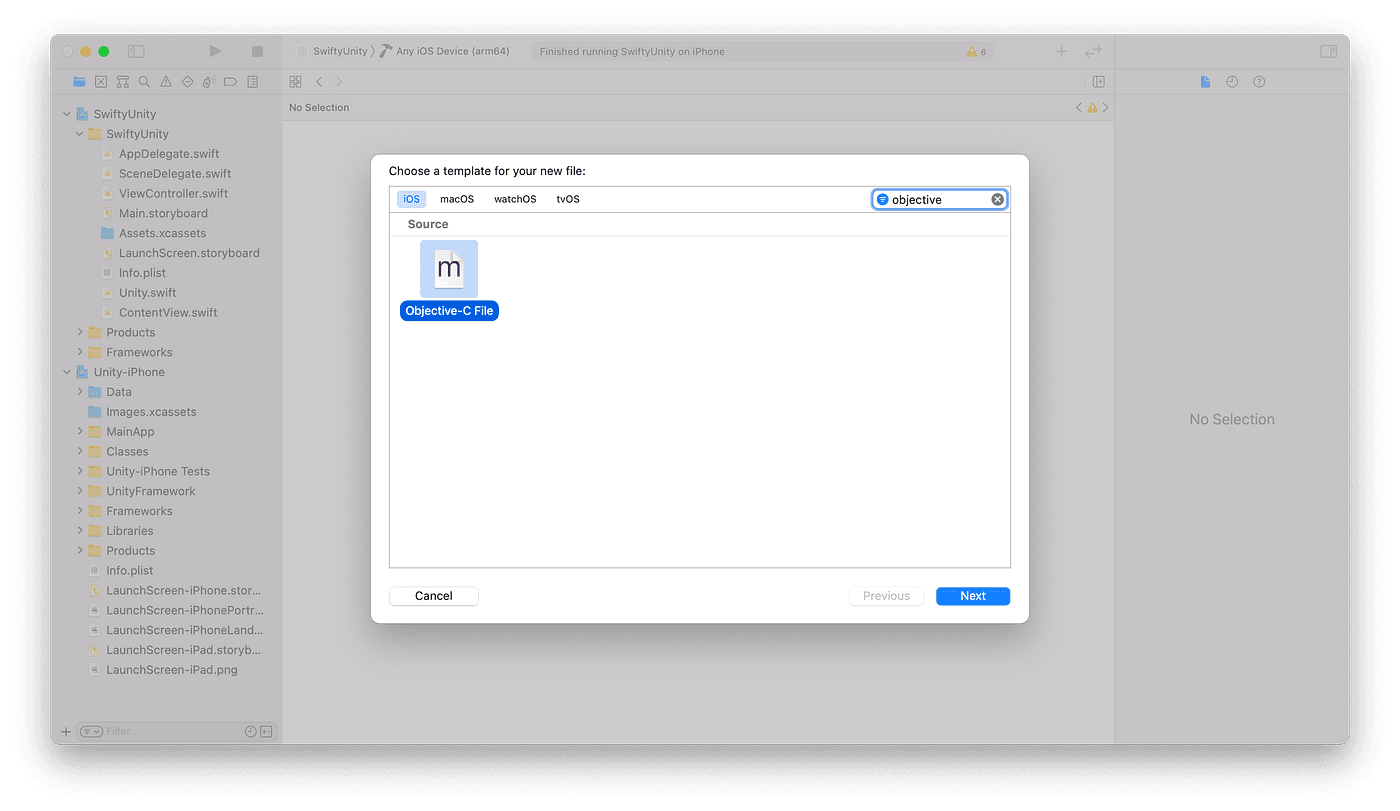 Communicate with a Unity game embedded in a SwiftUI iOS App