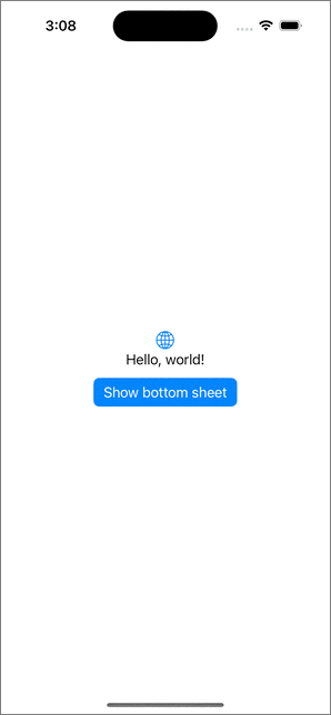 Custom sheets for SwiftUI
