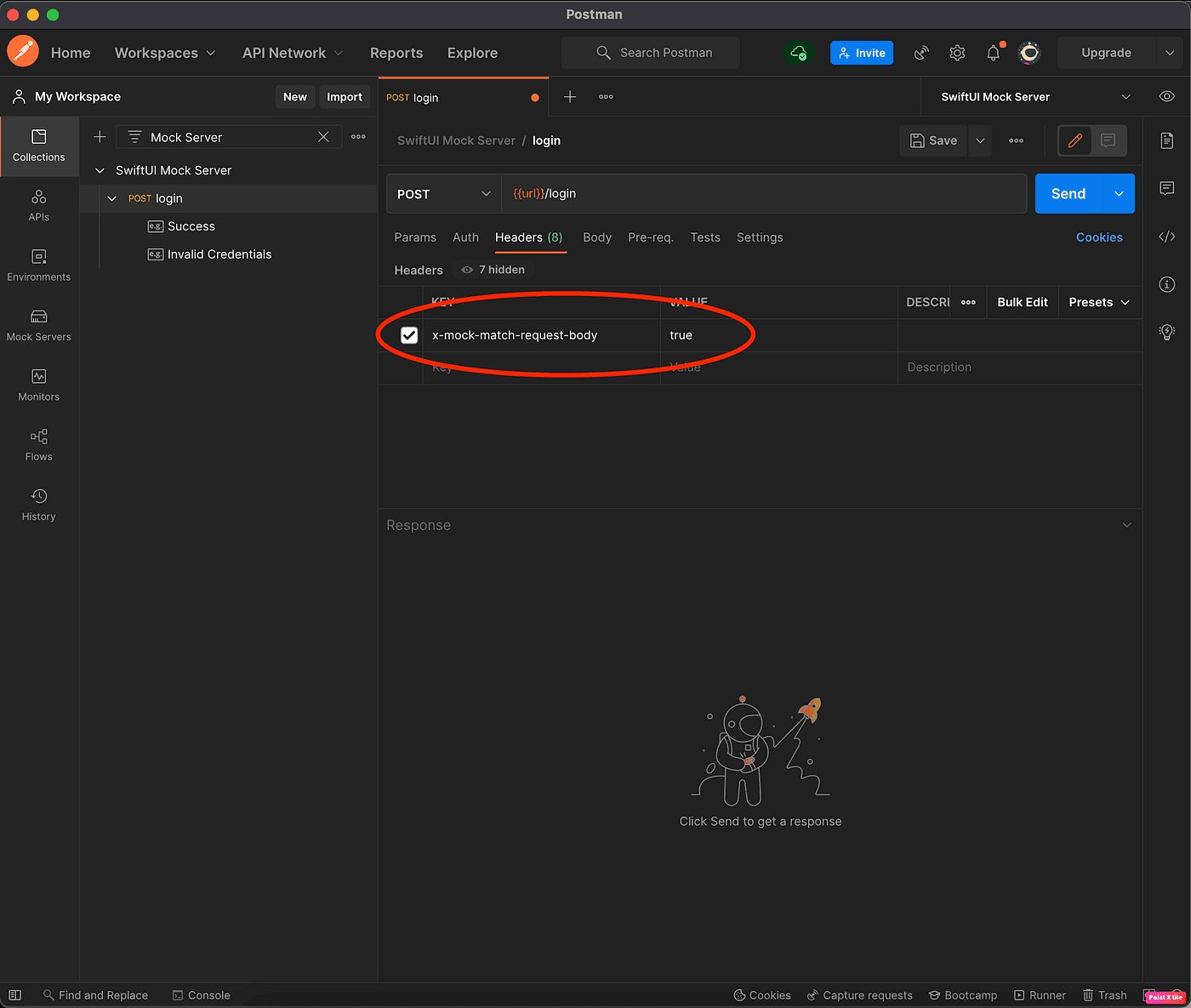 Build your first SwiftUI app (Part 4): Set up a mock server with Postman