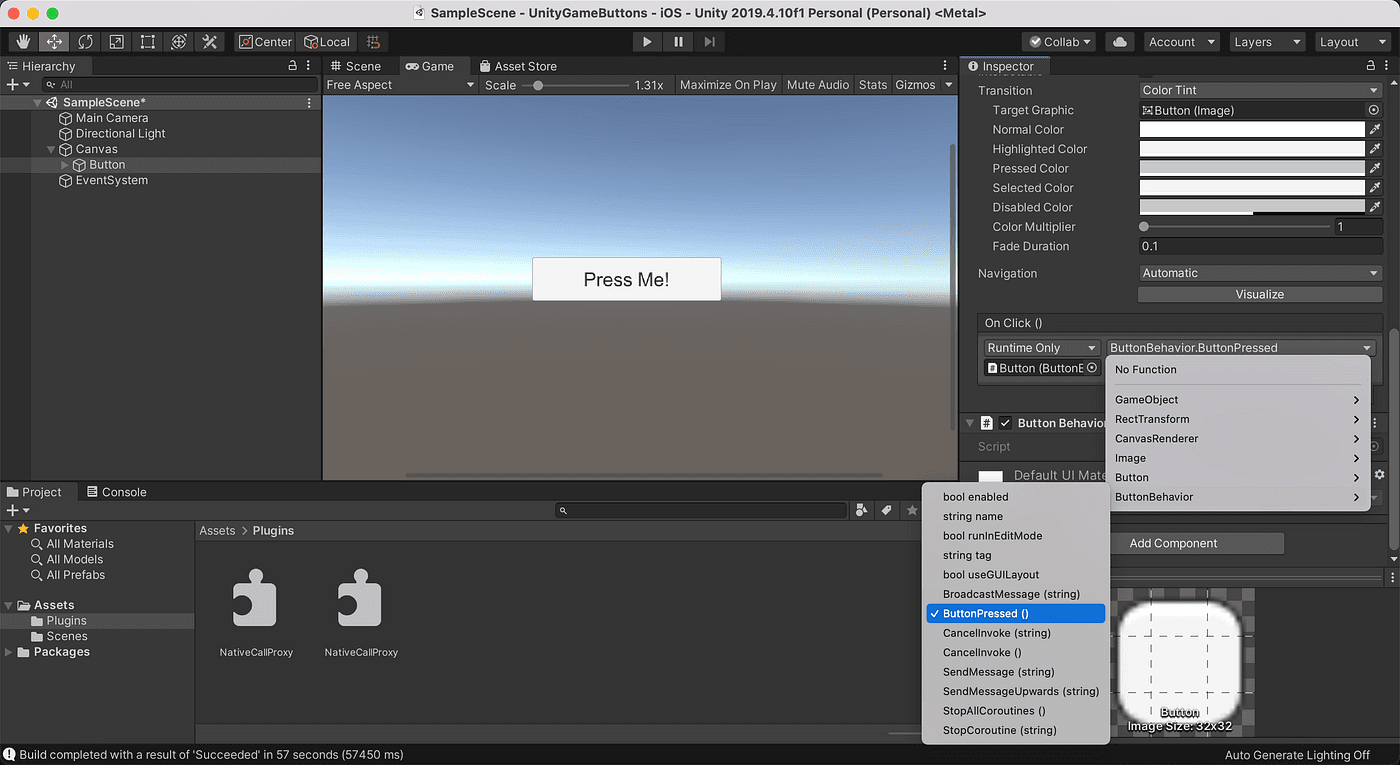 Communicate with a Unity game embedded in a SwiftUI iOS App