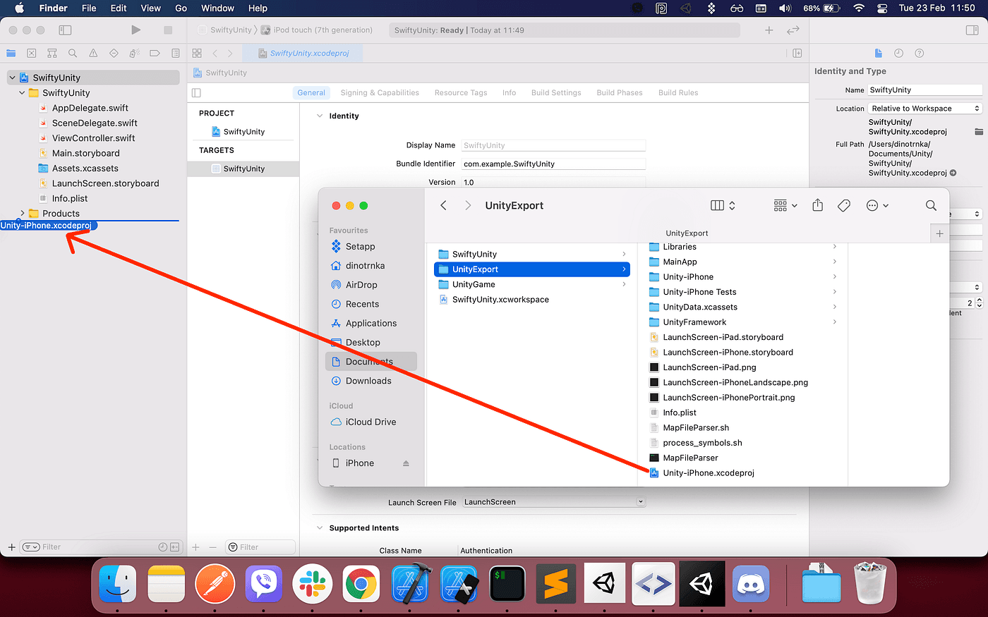 Launch a Unity game from a SwiftUI iOS App