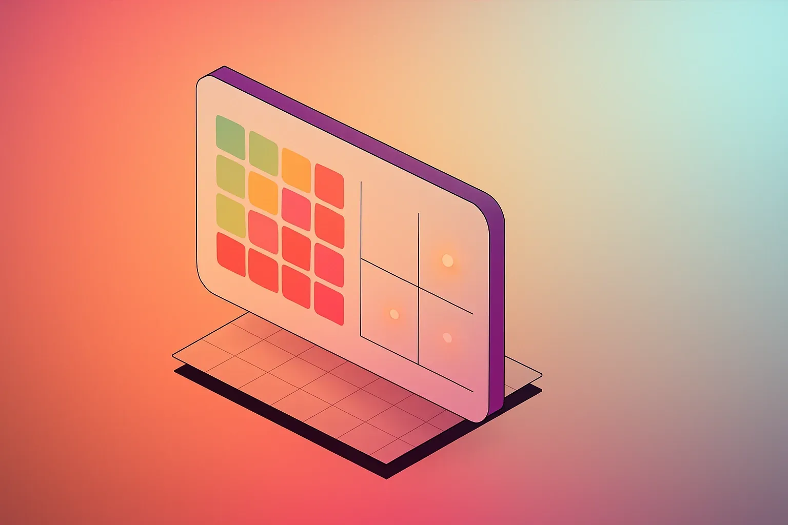 Competitive analysis matrix used by product teams to compare app features, positioning, and market gaps during competitor analysis.