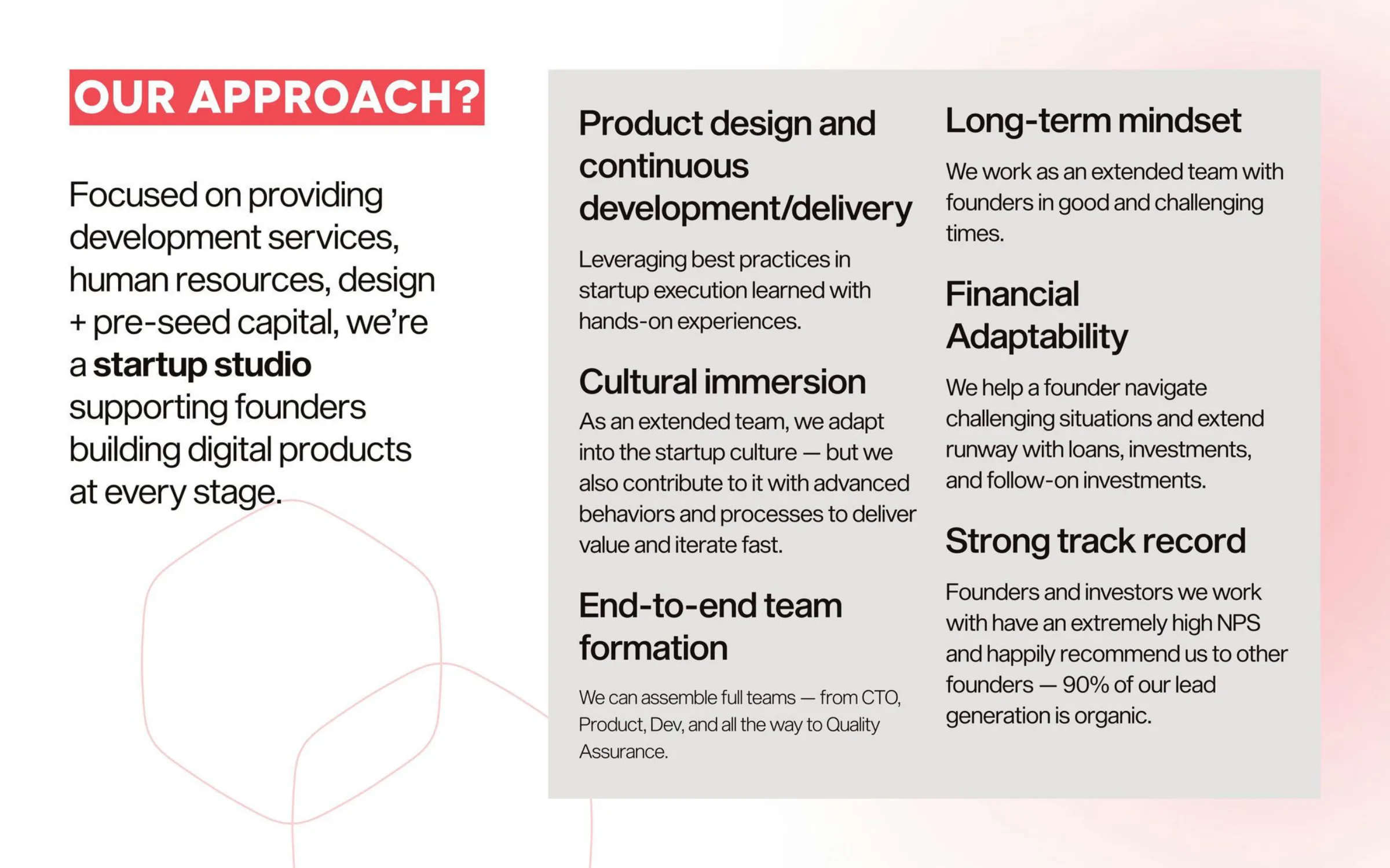 Pitch deck, slide 5 of 20