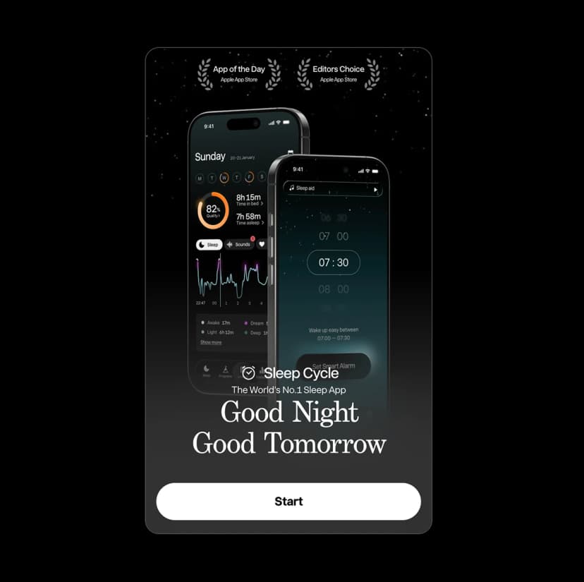 Sleep Cycle phone mockup 1