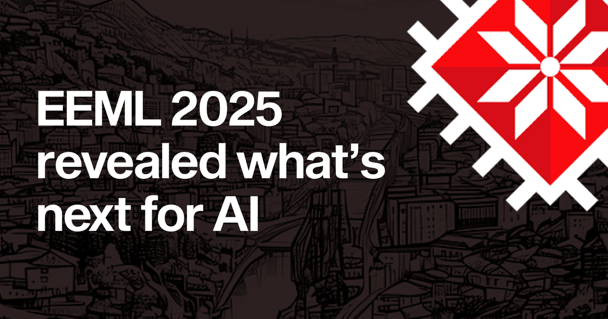 Scanning the AI Horizon: 3 Key Trends from EEML 2025
