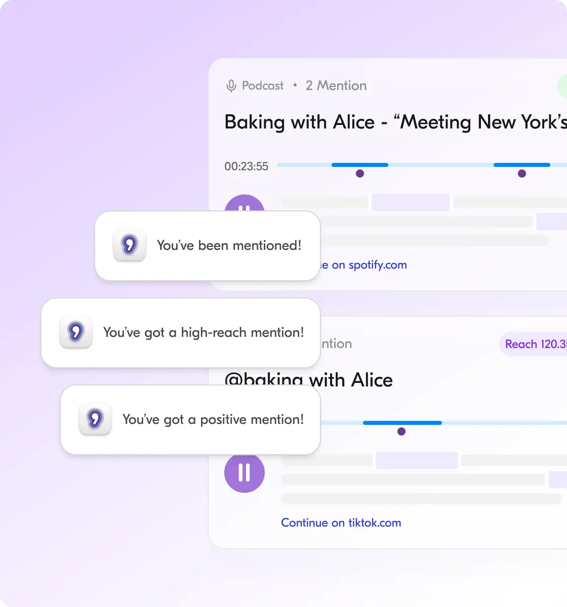 All Ears platform screenshot